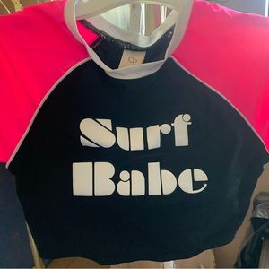 Half swim shirt